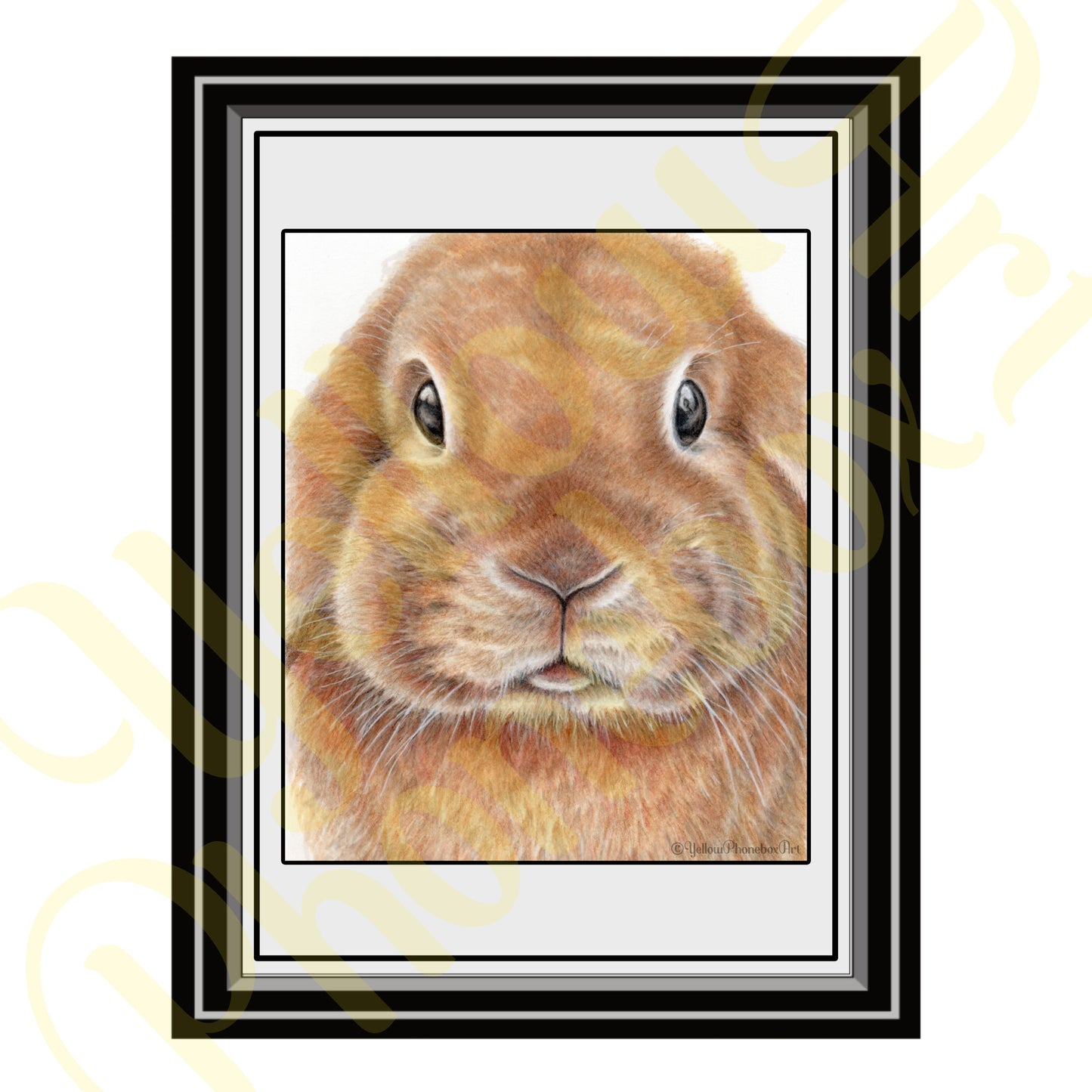 'Bunny' - Art Print from Original Artwork - Wall Décor