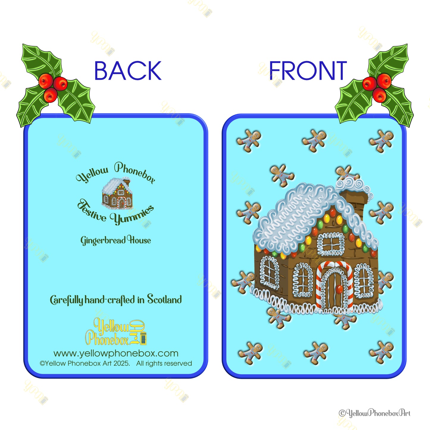 Gingerbread House Card And Envelope