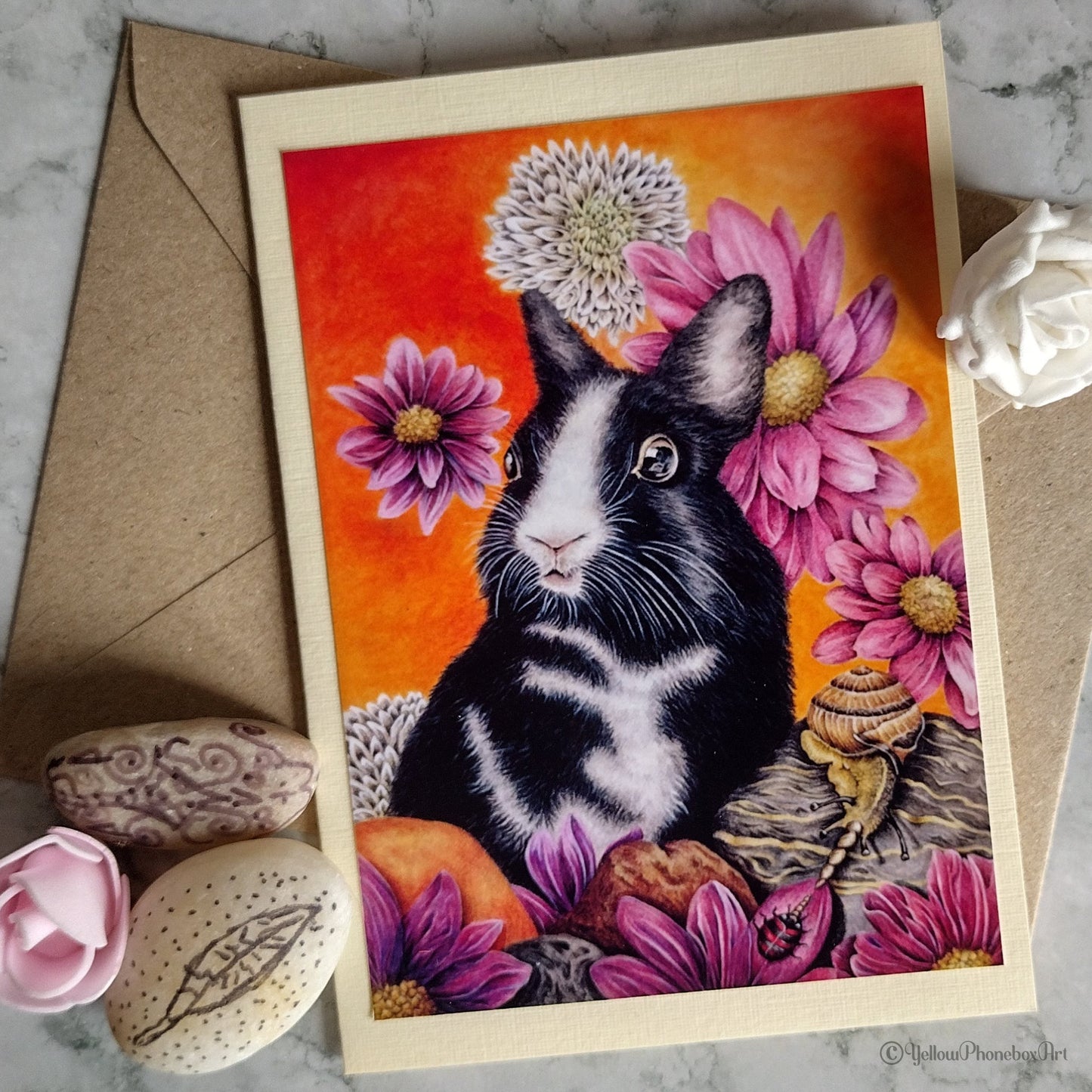 ‘Springtime’ - Handmade Greetings Card With Envelope