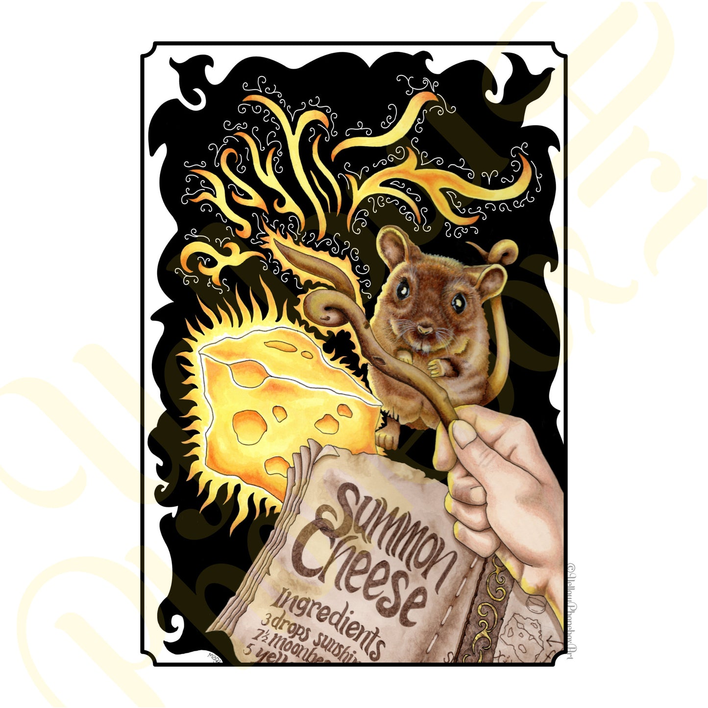 ‘Summon Cheese’ - Print From Original Artwork