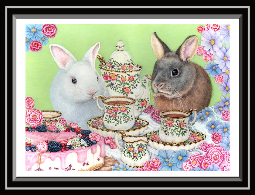 'Afternoon Tea' - Art Print From Original Artwork