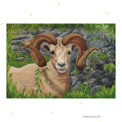 A Comfy Perch - Art Print From Original Acrylic Painting