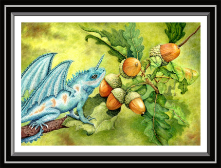 'Acorns' - Art Print from Original Artwork