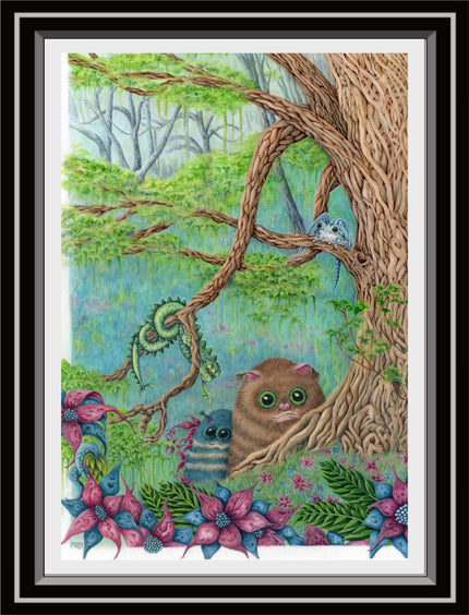 ‘Another Day In The Strange Forest’ - Art Print From Original Artwork