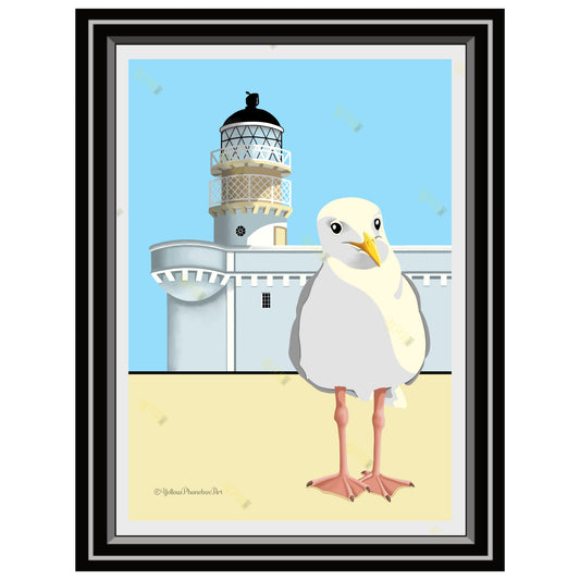 ‘Broch Gulls’ - Print From Original Artwork (Without Text)