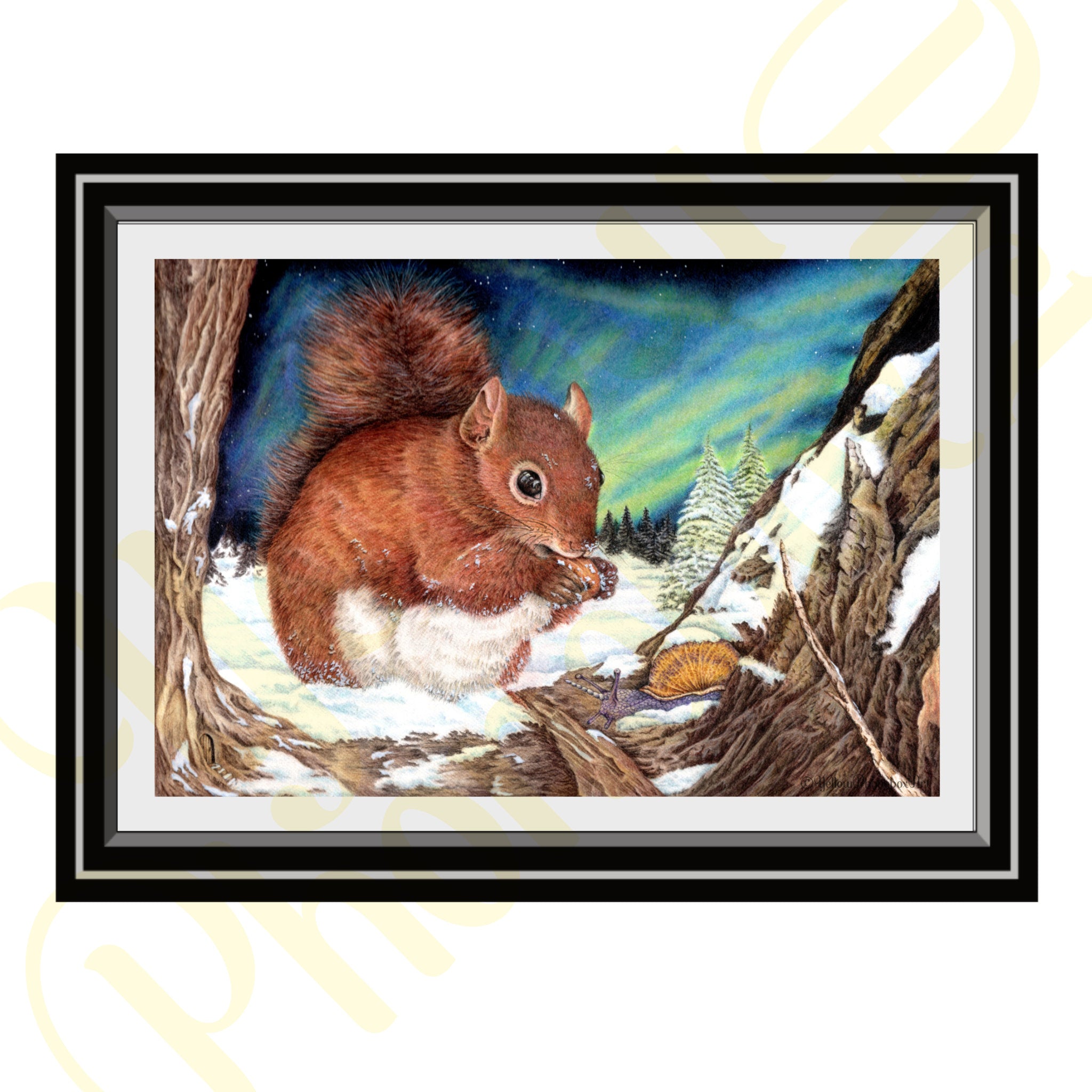 ‘Cold Paws’ - Print From Original Artwork