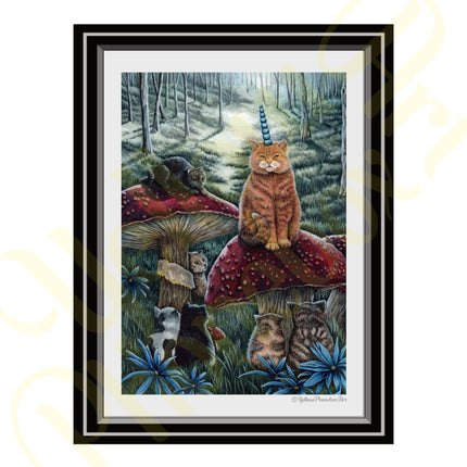 ‘Council of Cats’ - Print From Original Artwork