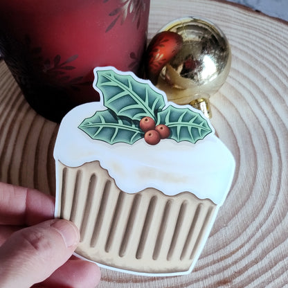 Christmas Fairy Cake Self-Adhesive Sticker