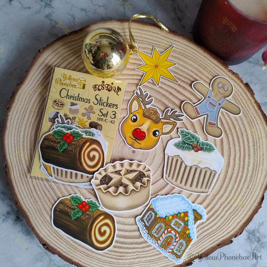 Christmas Mixed Stickers Pack - Set 3