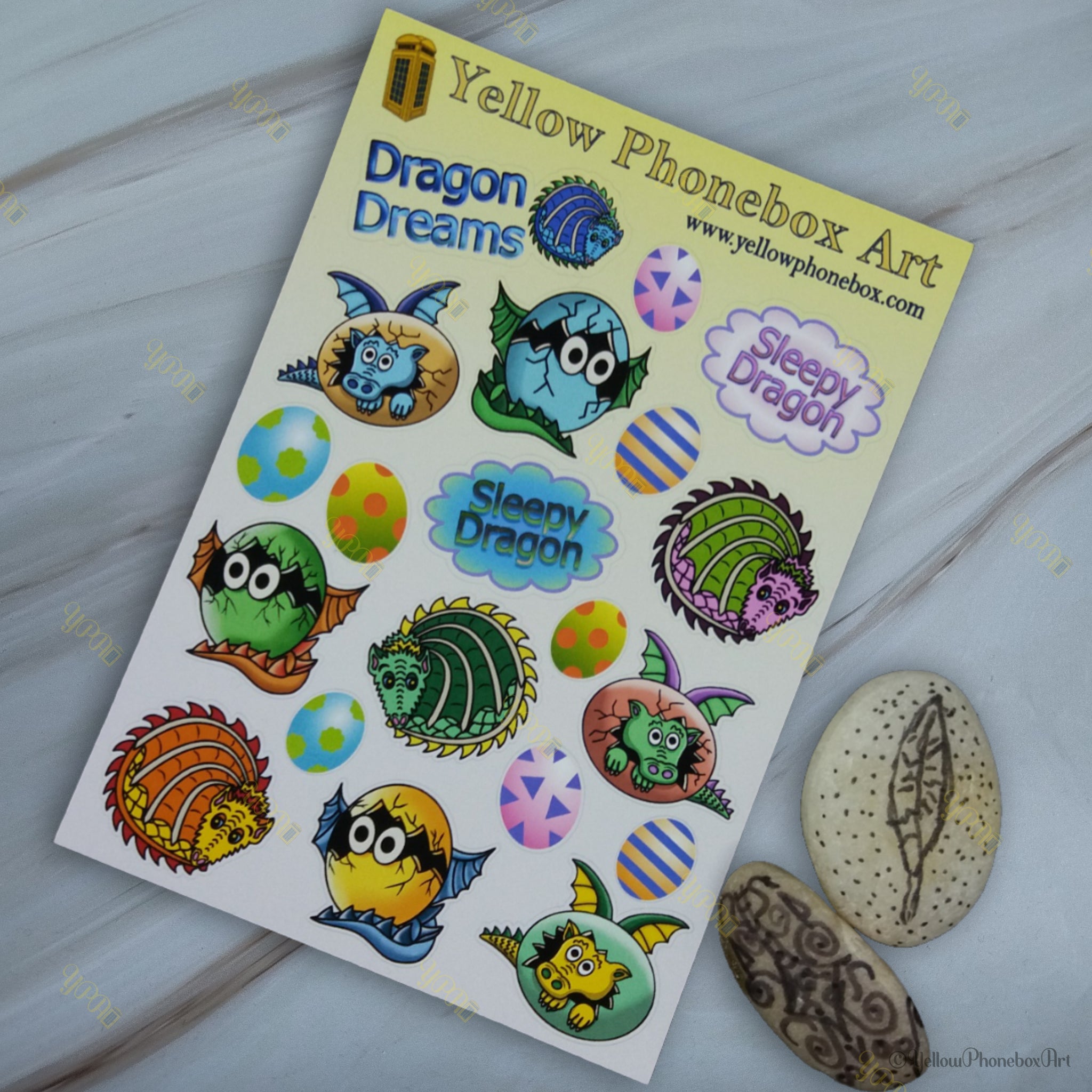 Dragonz Assorted Sticker Sheet