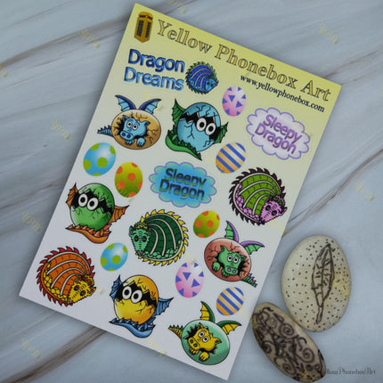 Dragonz Assorted Sticker Sheet