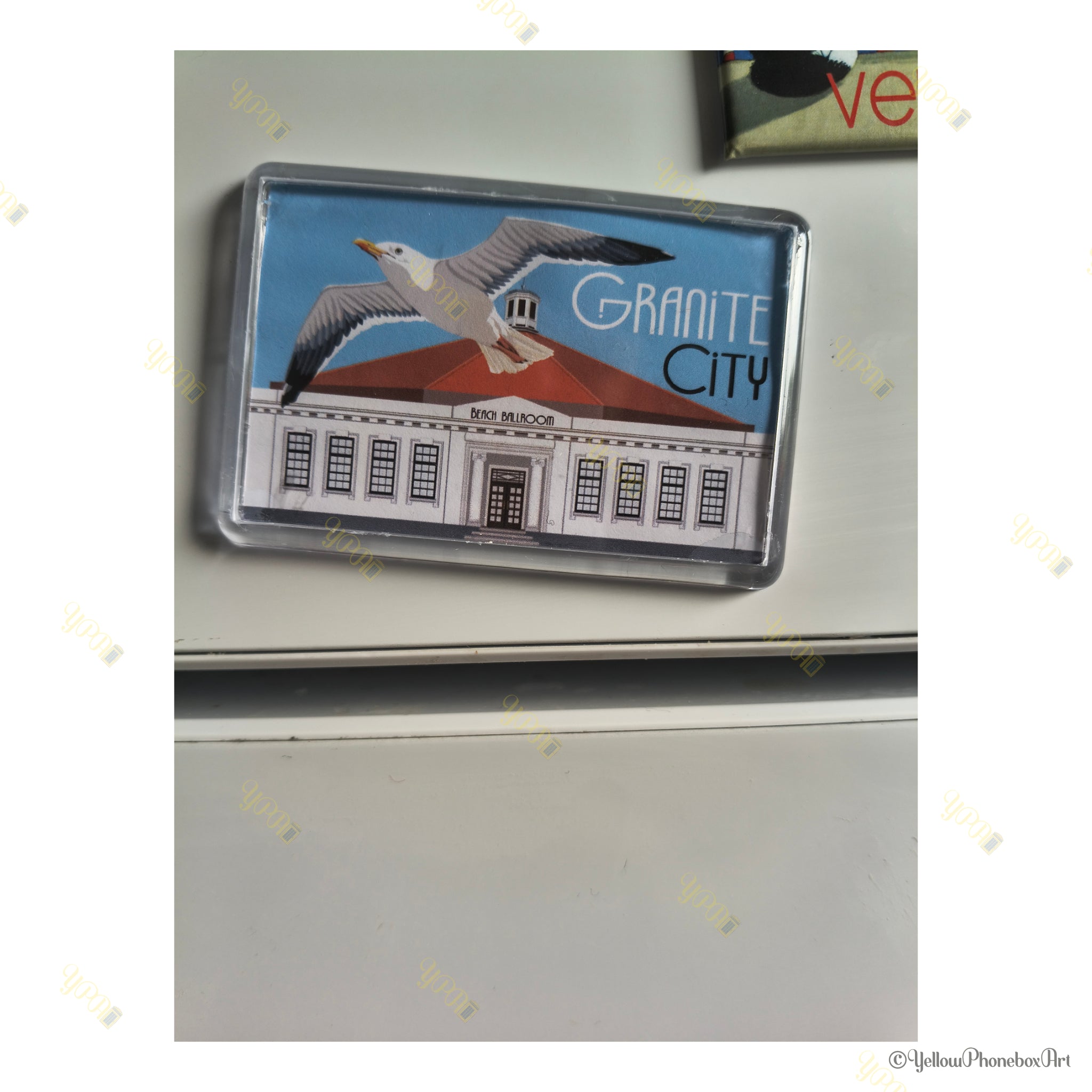 'Granite City' - Fridge Magnet