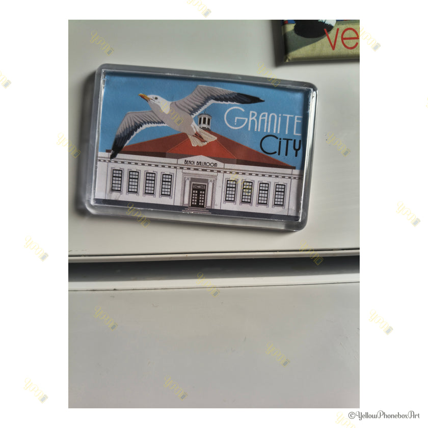 'Granite City' - Fridge Magnet