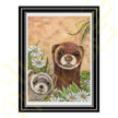 ‘Furry Ferrets’ - Print From Original Artwork