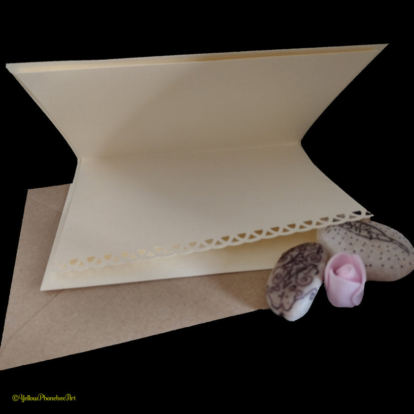 ‘Jousting Seahorses’ - Handmade Greetings Card With Envelope