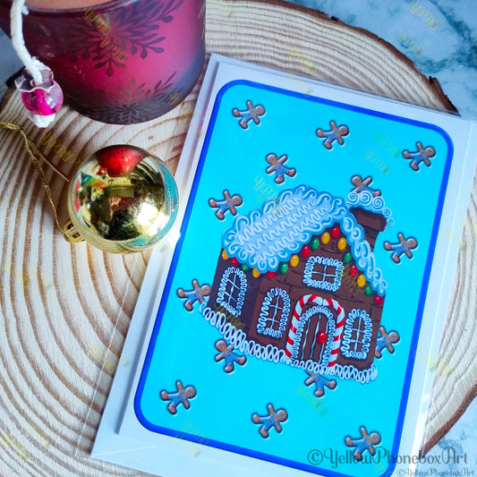 Gingerbread House Card And Envelope