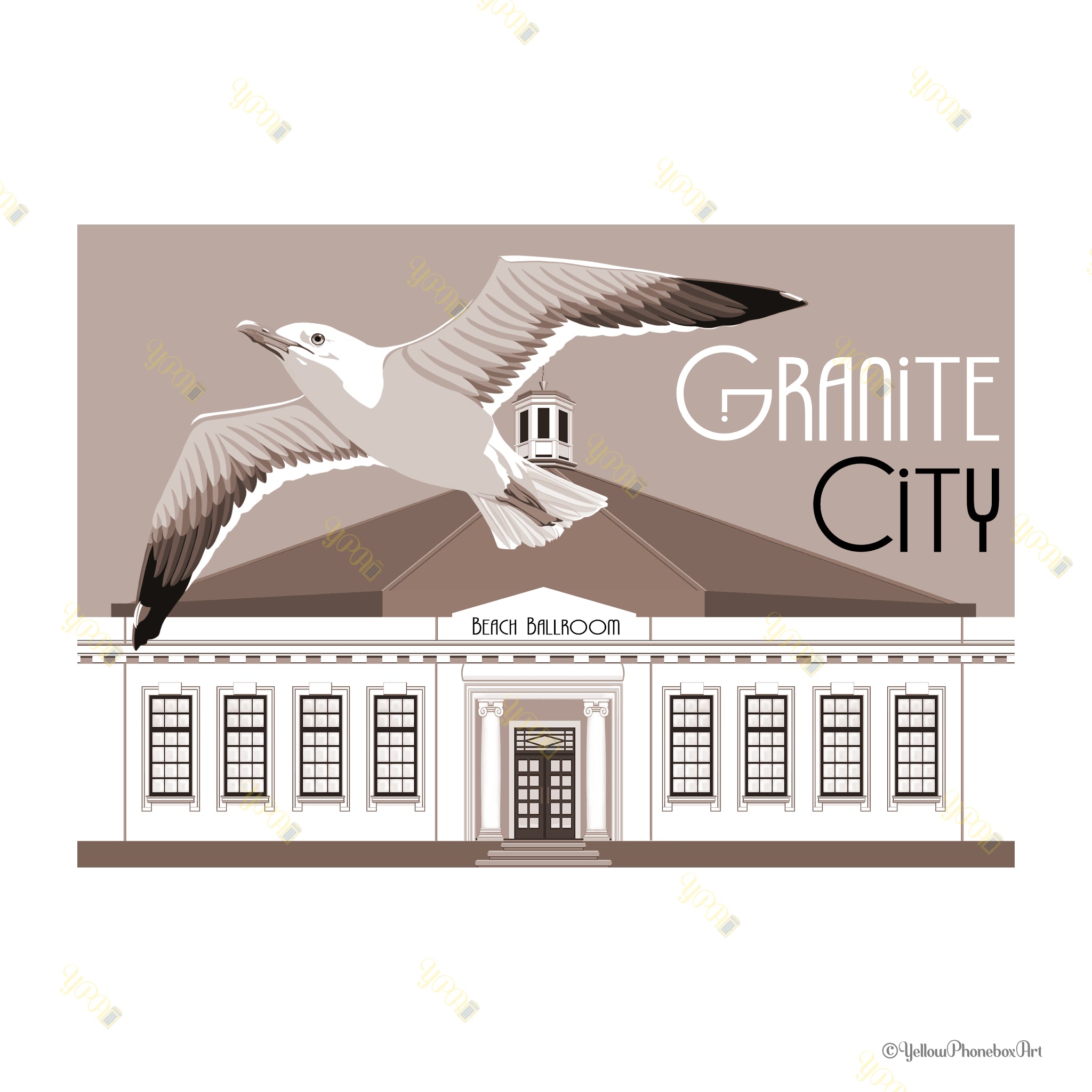 ‘Granite City’ - Art Print From Original Artwork