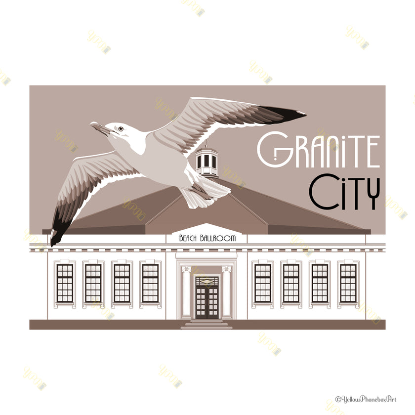 ‘Granite City’ - Art Print From Original Artwork