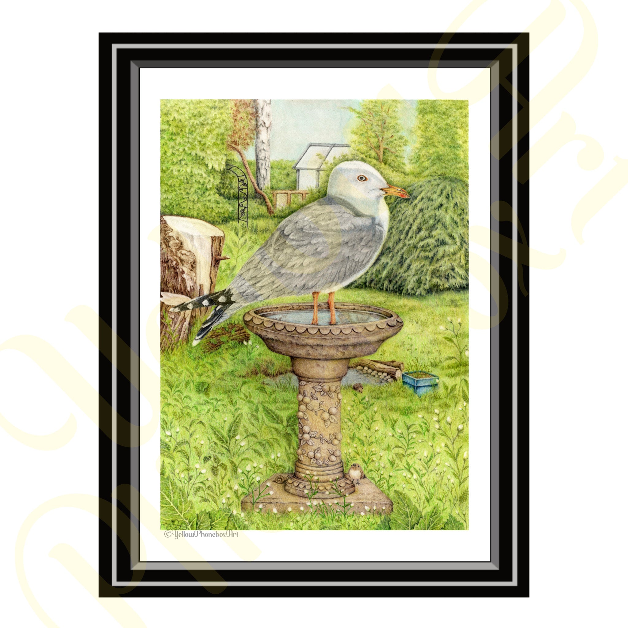 ‘I Am A Seabird! This Is My Domain!’ - Print From Original Artwork