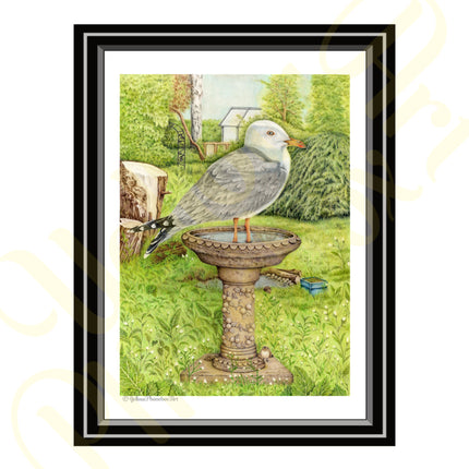 ‘I Am A Seabird! This Is My Domain!’ - Print From Original Artwork