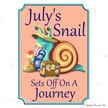 ‘July's Snail’ - Art Print From Original Artwork