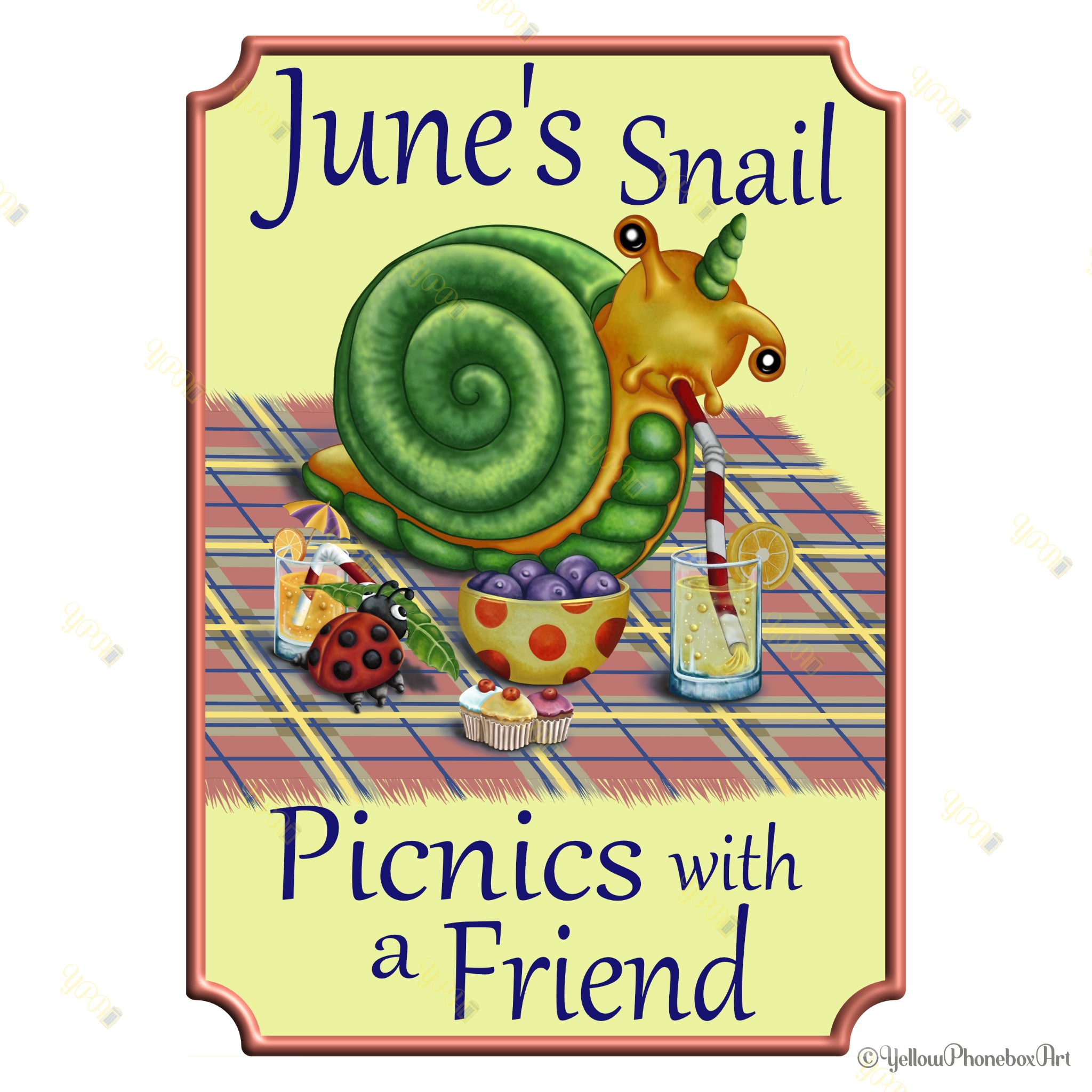 ‘June's Snail’ - Art Print From Original Artwork