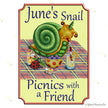‘June's Snail’ - Art Print From Original Artwork