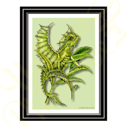 ‘Leaf Dragonlet’ - Print From Original Artwork