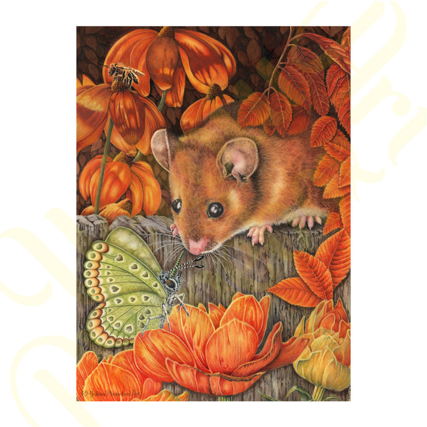 ‘Moose And The Flutterby’ - Print From Original Artwork
