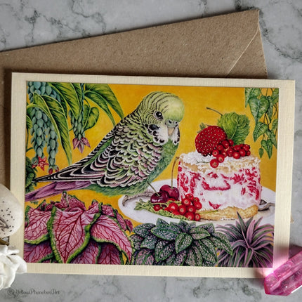 ‘My Cake!’ - Handmade Greetings Card With Envelope