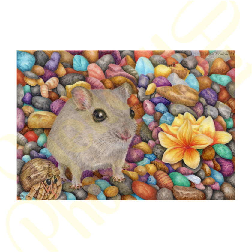 ‘Gerbil Beach’ - Print From Original Artwork