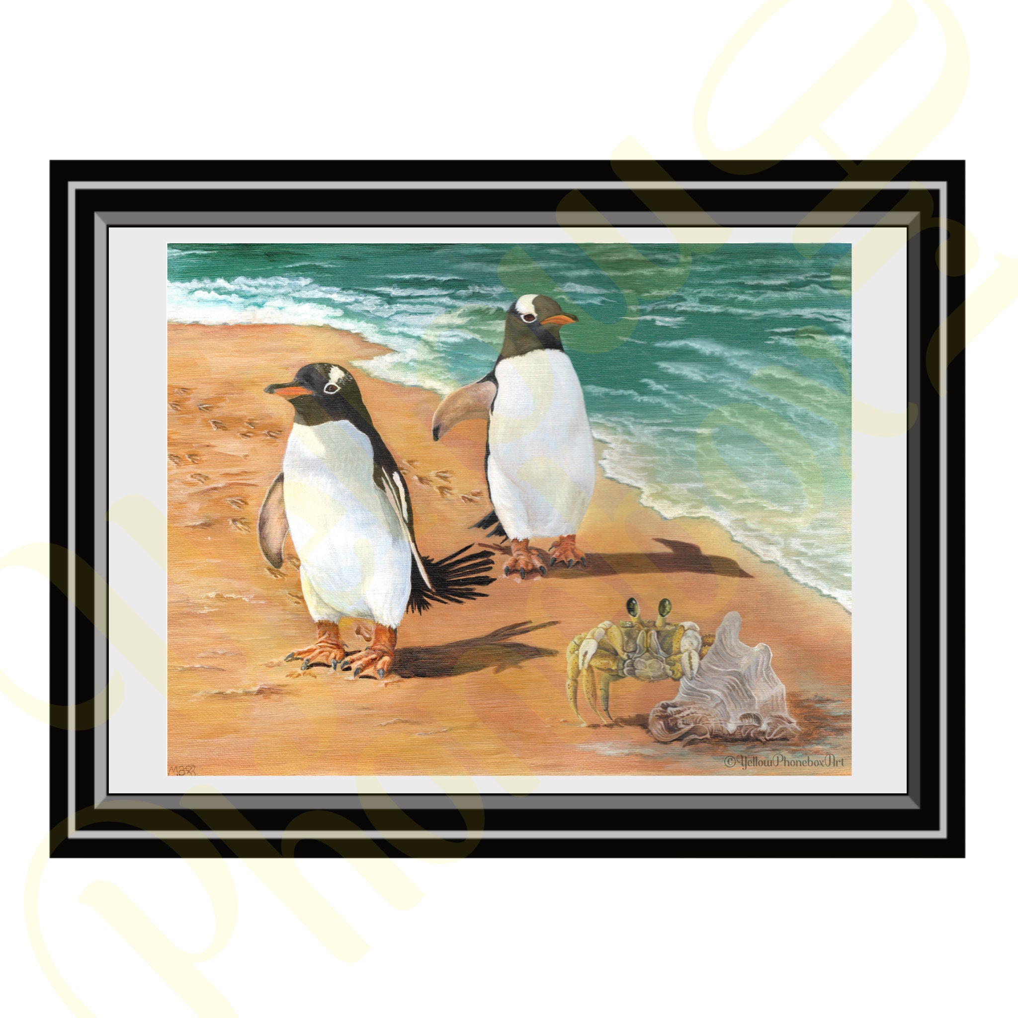 ‘Penguin Holiday’ - Print From Original Artwork