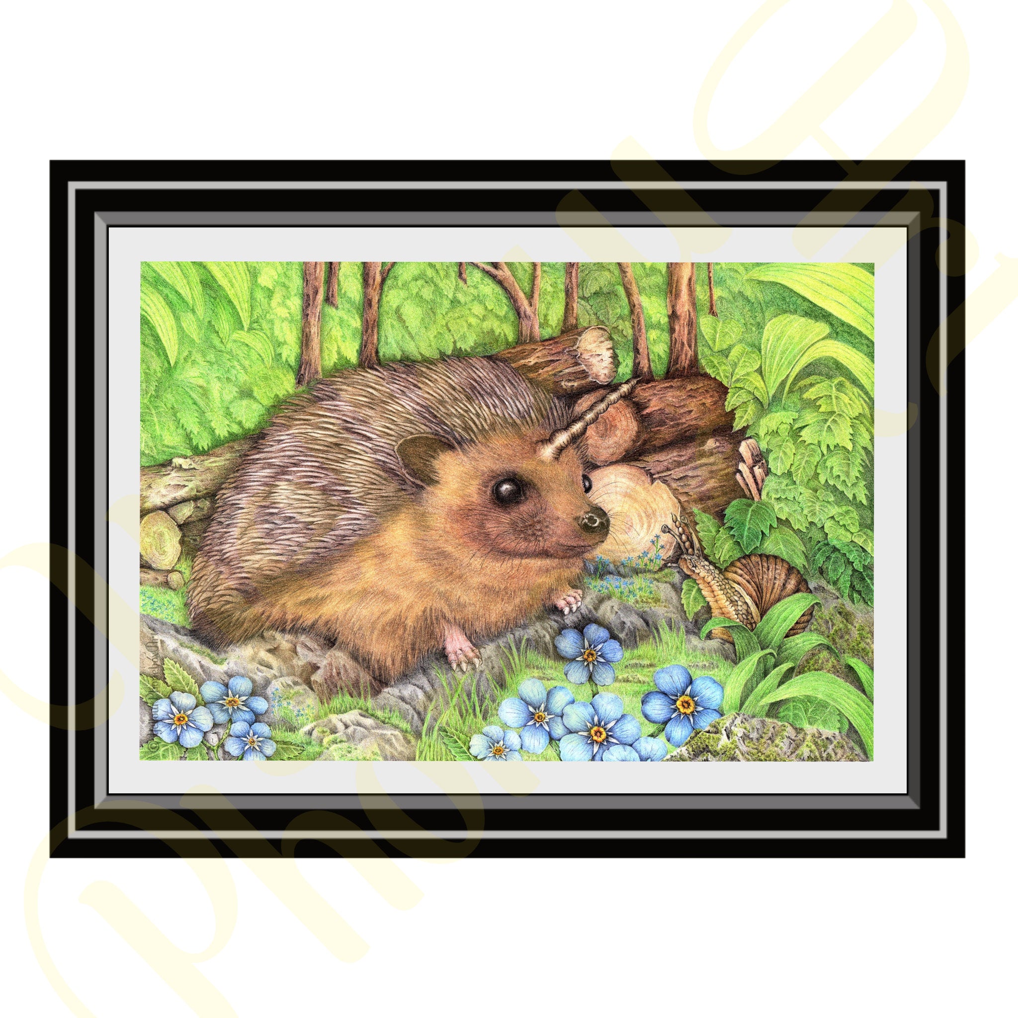 ‘Prickles’ - Print From Original Artwork - Wall Décor