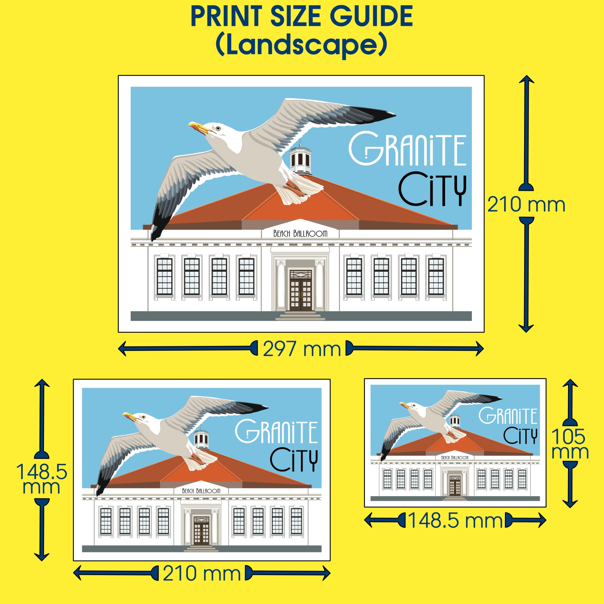 ‘Granite City’ - Art Print From Original Artwork