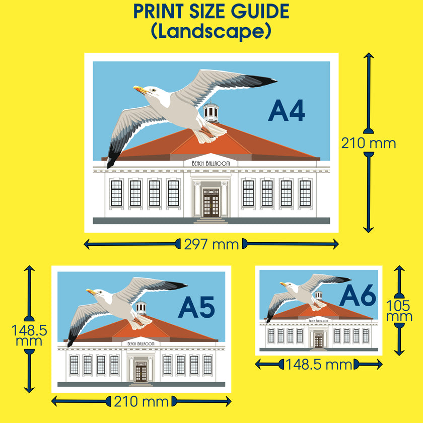 ‘Ballroom Gull’ - Art Print From Original Artwork