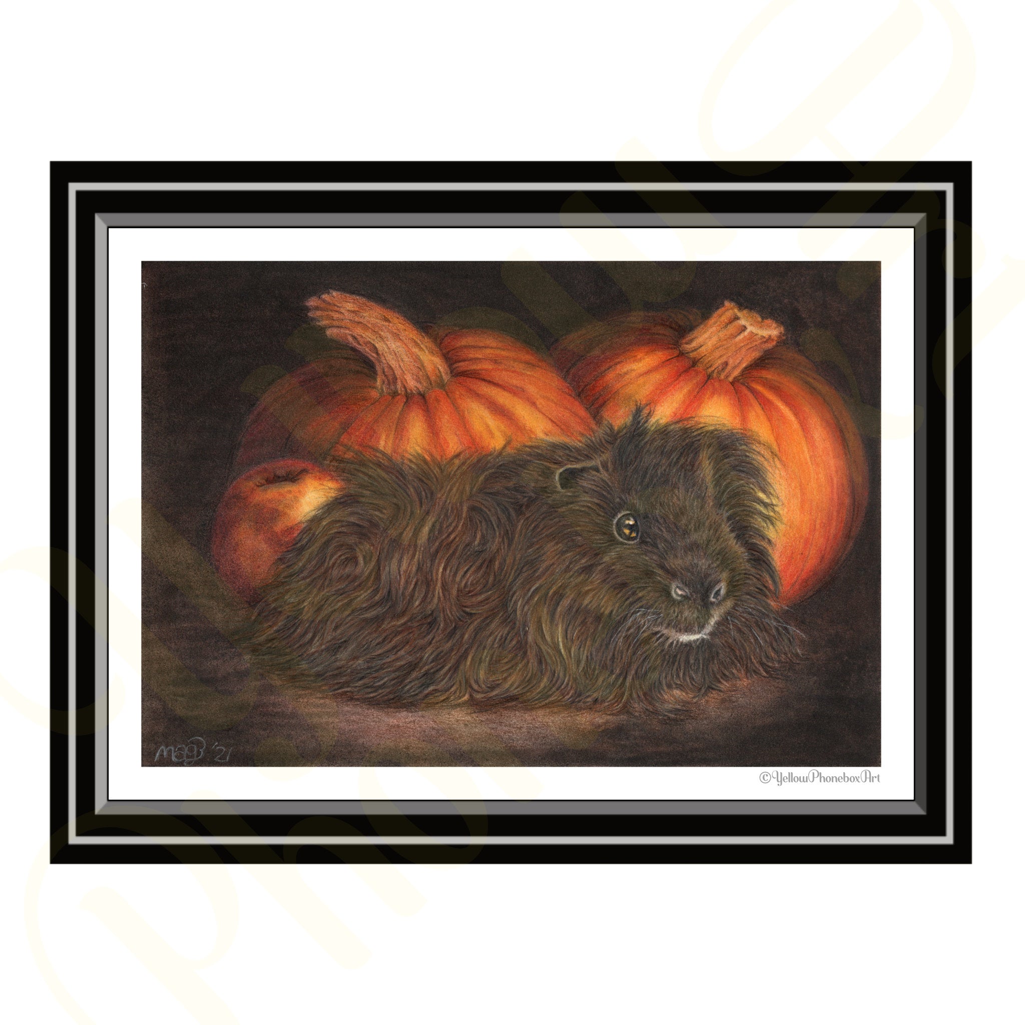 ‘Something Fluffy This Way Comes’ - Print From Original Artwork